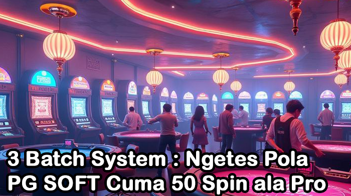 3 Batch System : Ngetes Pola PG SOFT Cuma 50 Spin ala Pro